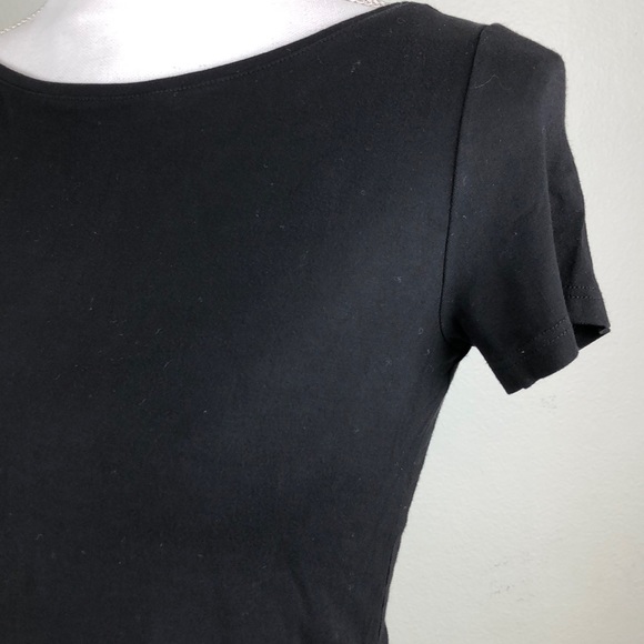 Comme Il Faut Short Sleeve Black Shirt Small - Picture 8 of 10
